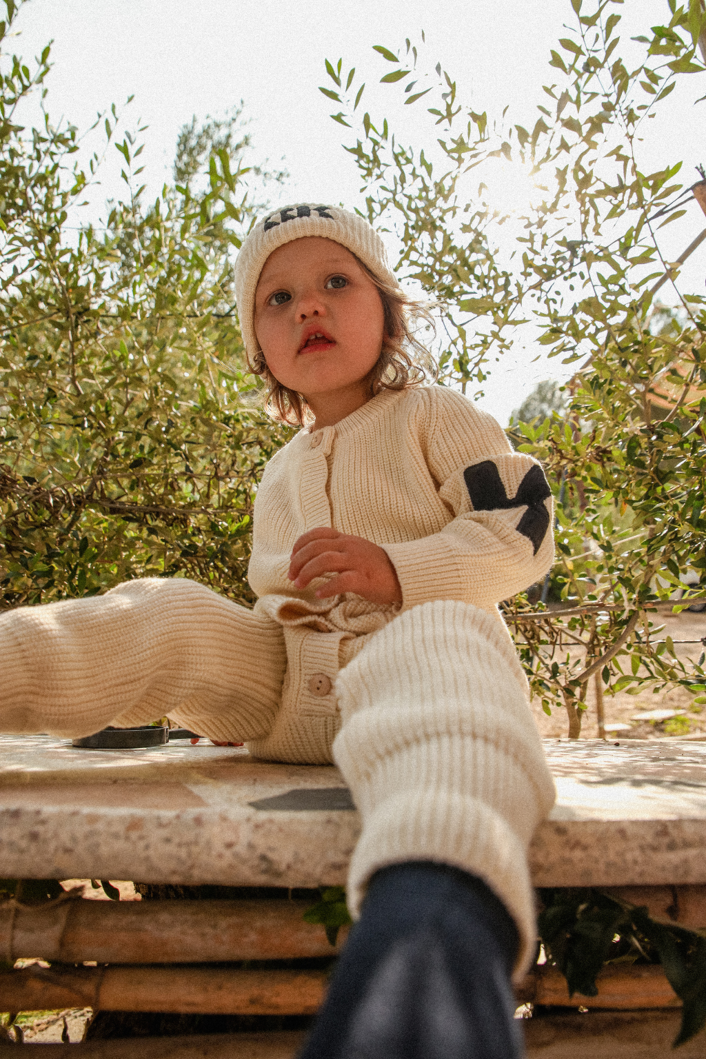 Winter Knit Baby Jumpsuit