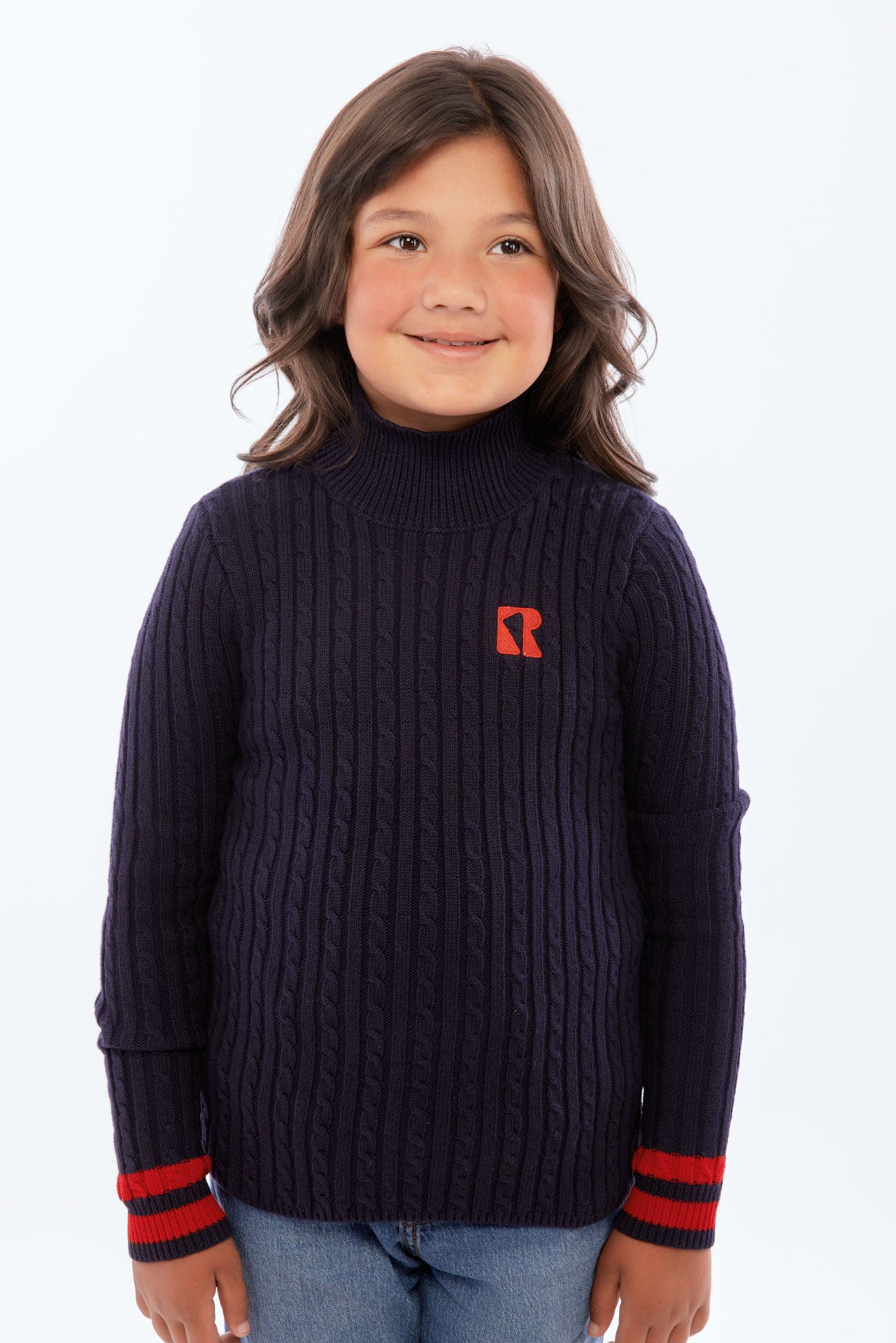 Aspen Cable Knit Turtleneck Sweater