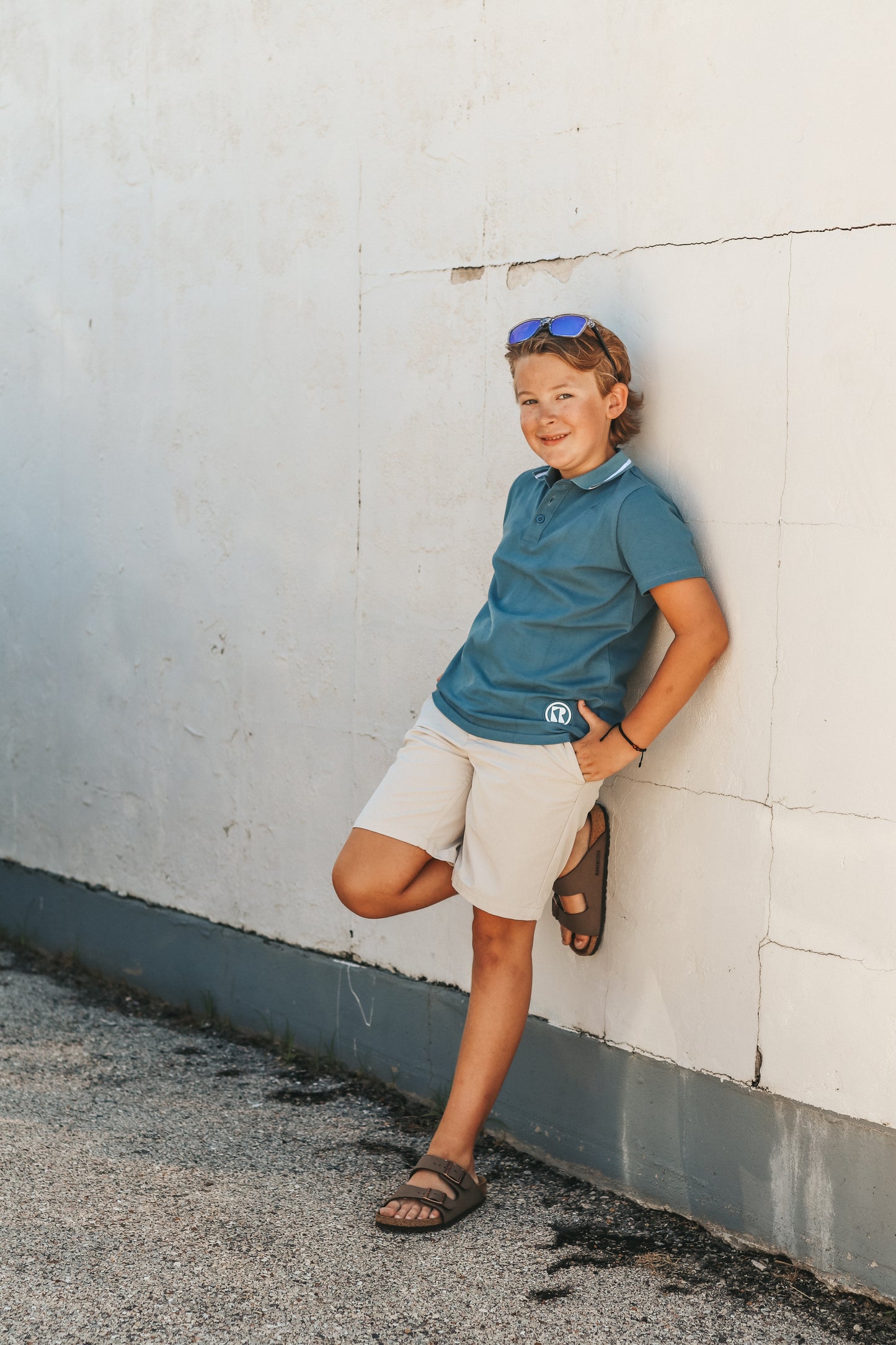 Riley Rubber Logo Polo Tee
