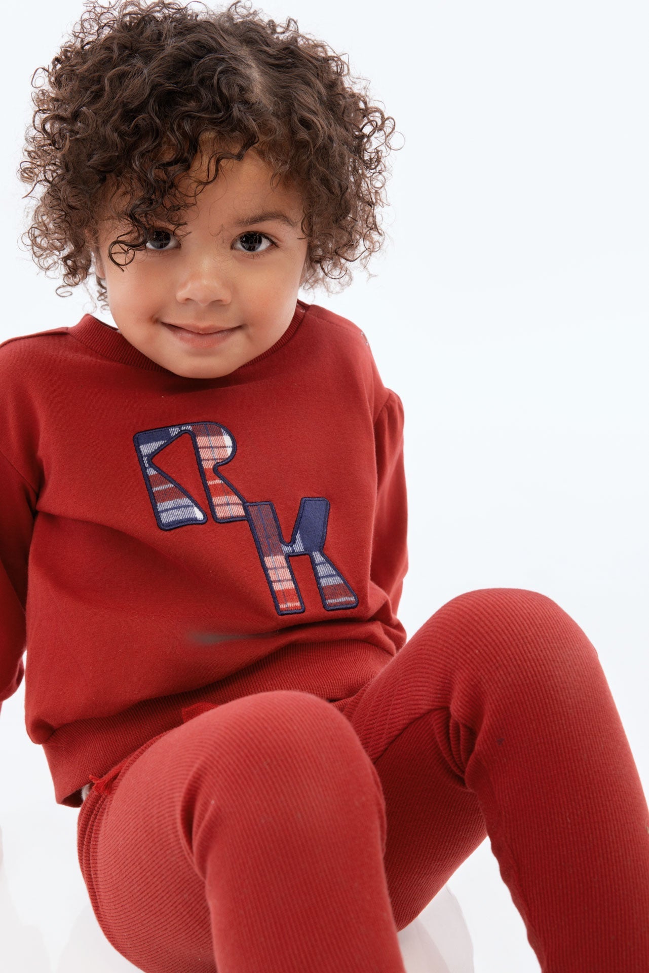 Margo Plaid Logo Baby Girl Set