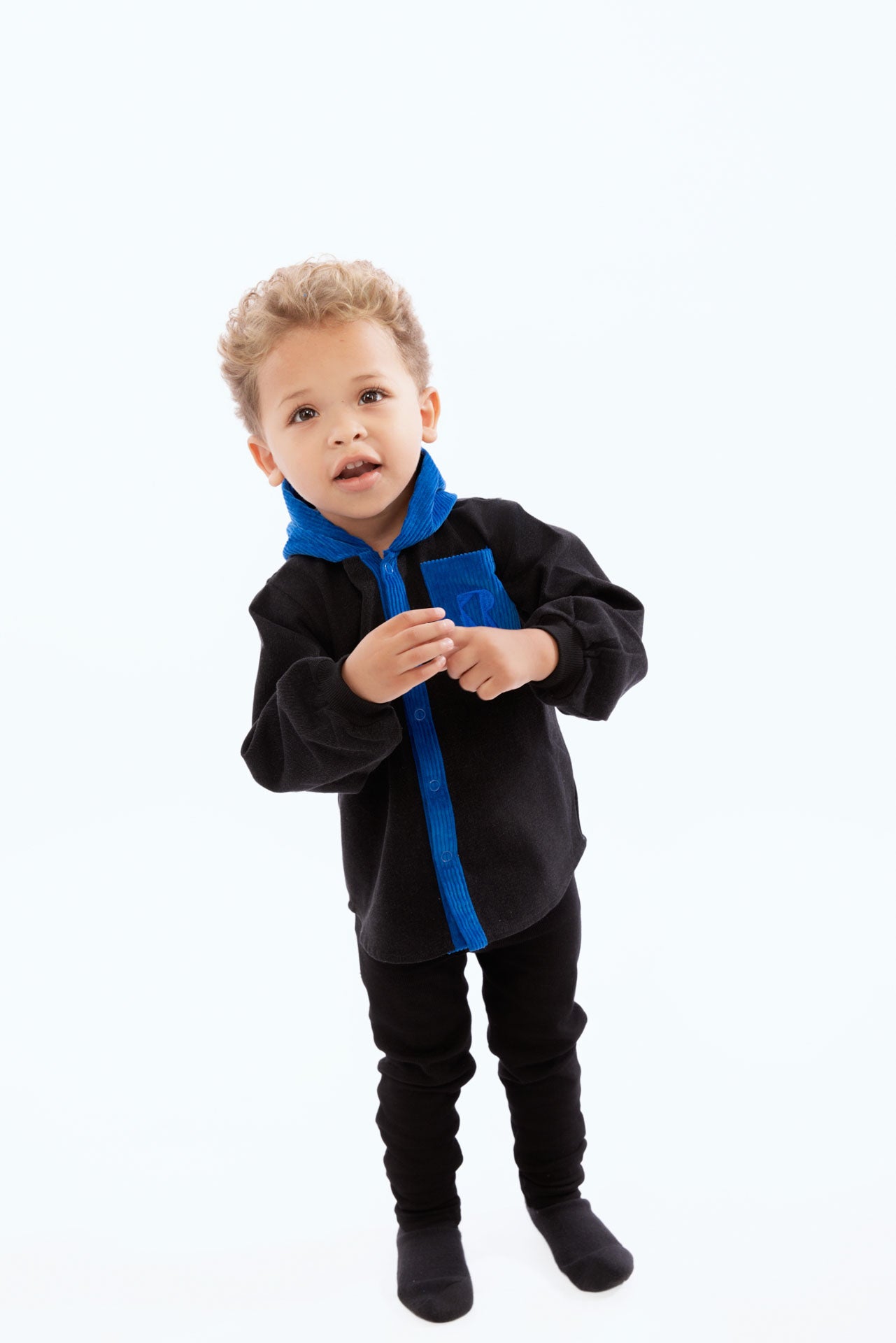 Rex Baby Boy Set with Cord Detail
