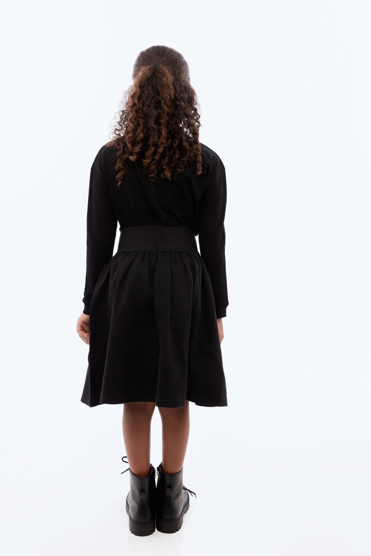 Ruby Waisted Skirt with Cord Pocket