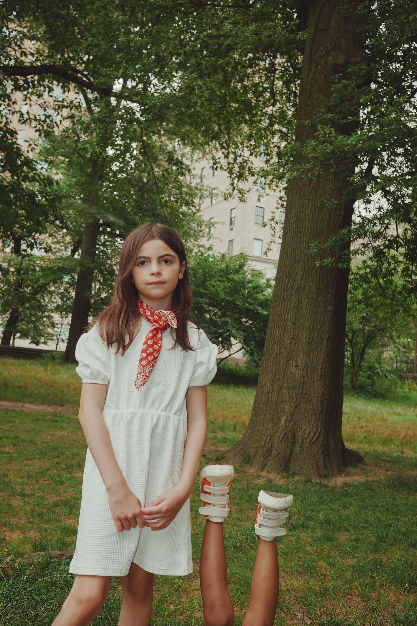 Waffle Cinch Waist Dress