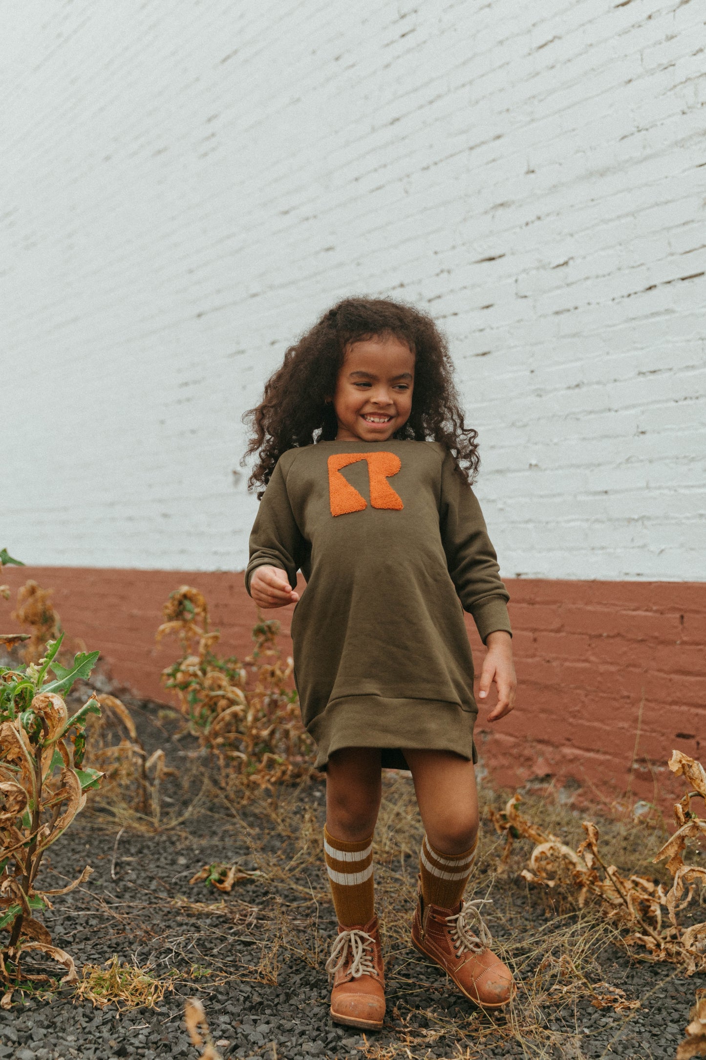 Sherpa Logo Sweatdress