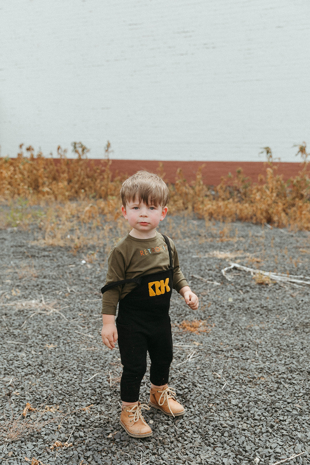 Sherpa Logo Baby Overalls