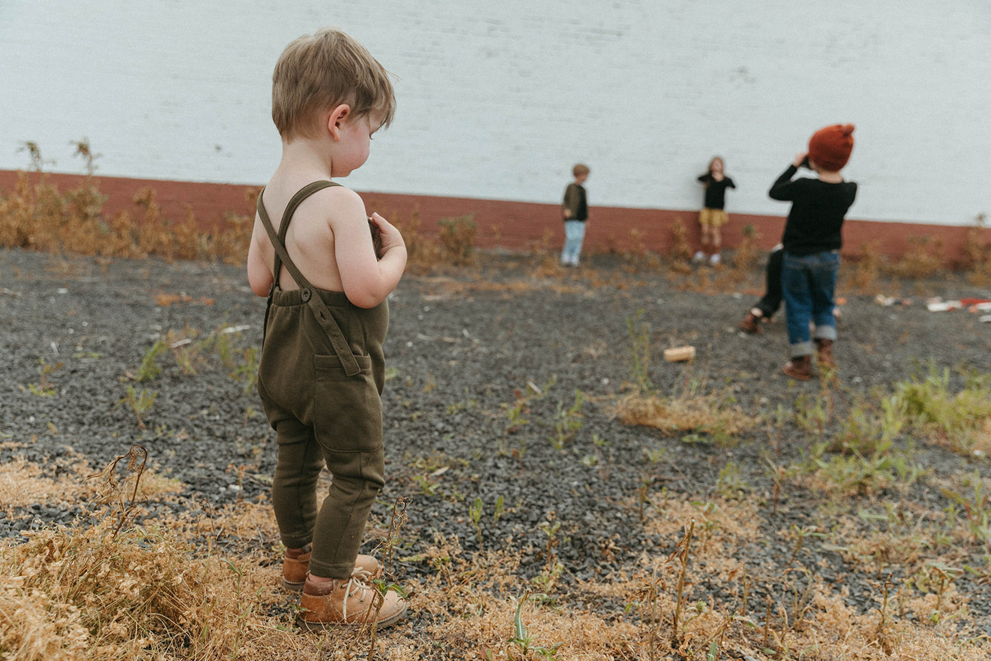 Sherpa Logo Baby Overalls