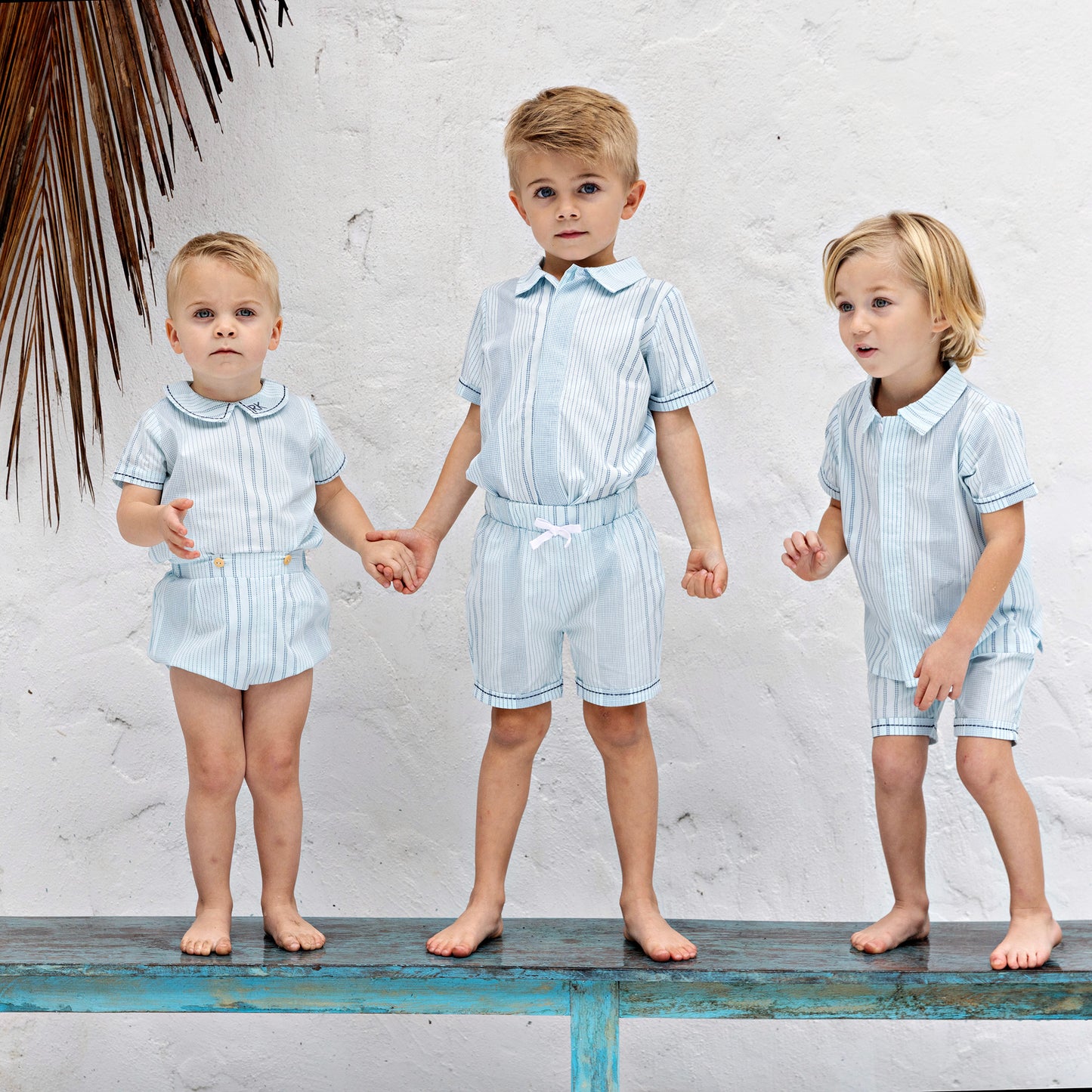 Alfie Cotton Printed Boys Shirt + Short Pants Set