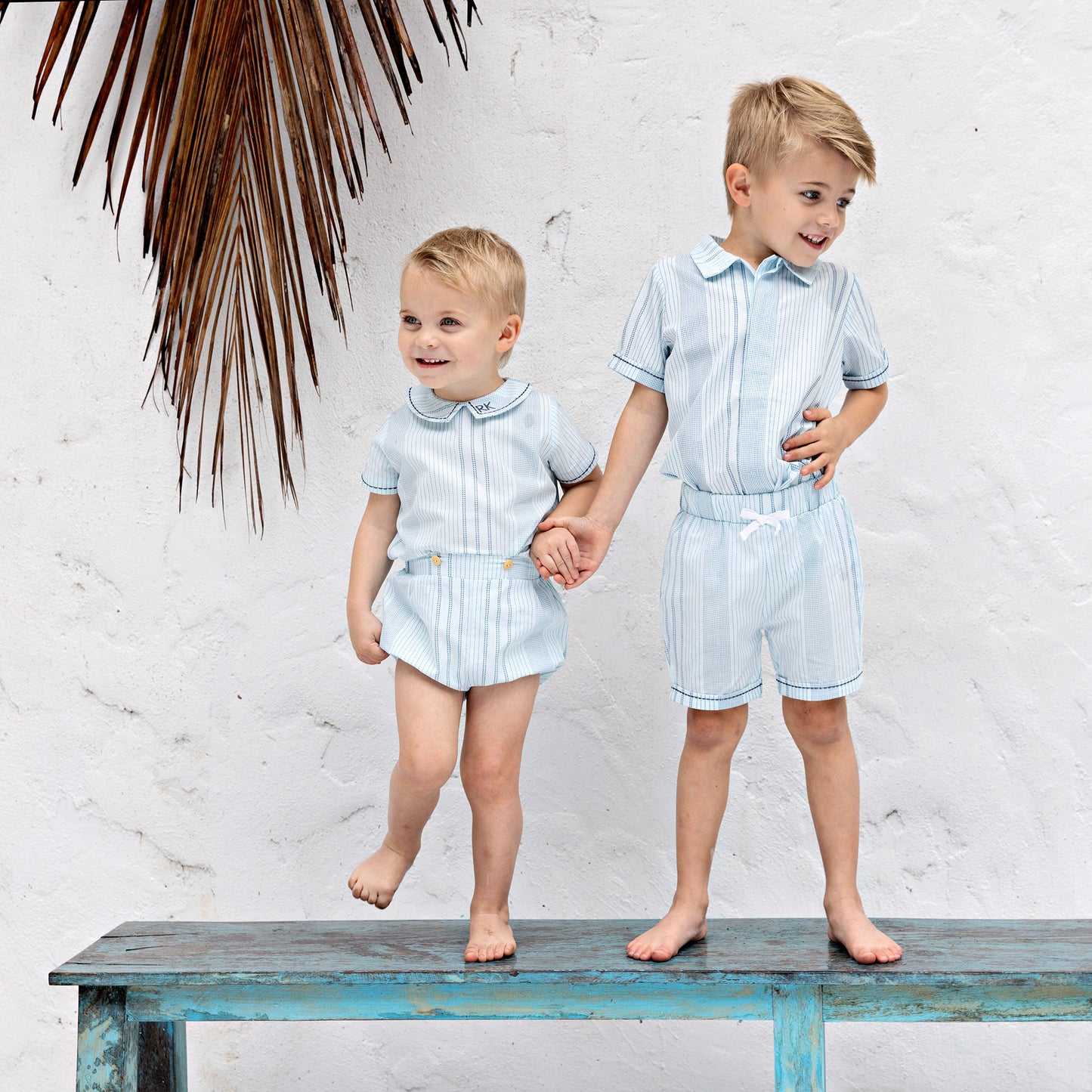 Alfie Cotton Printed Boys Shirt + Short Pants Set