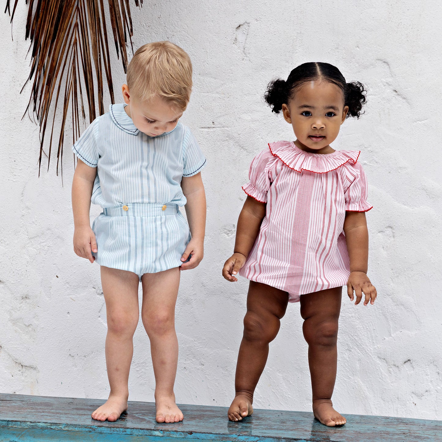 Rosie Cotton Printed Baby Girl Romper