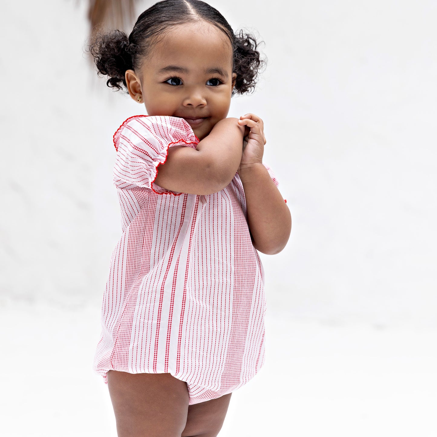 Rosie Cotton Printed Baby Girl Romper