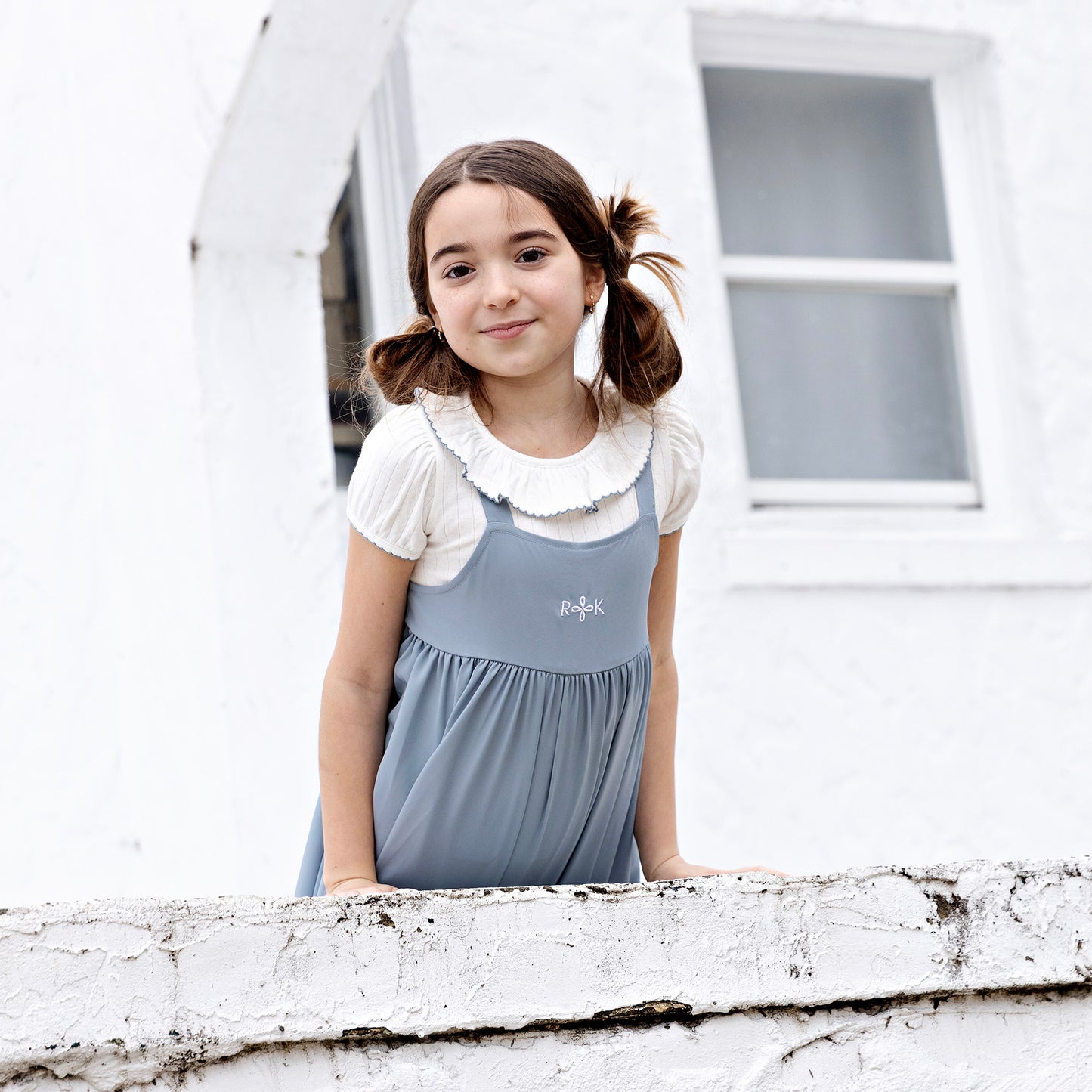 Emery Pointelle Collared Tshirt Short Sleeve