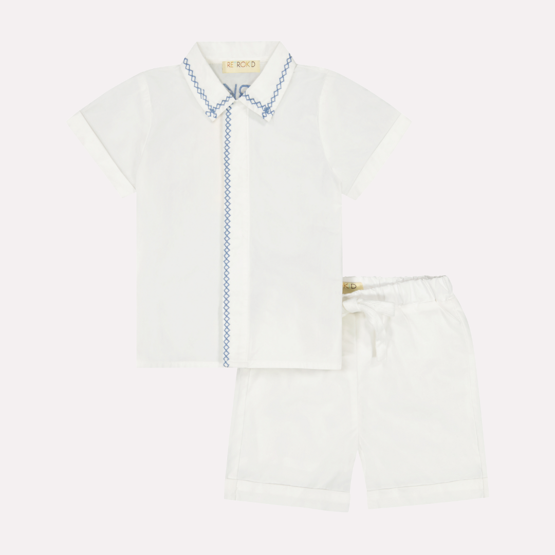 Arlo Collar Shirt + Pants Set