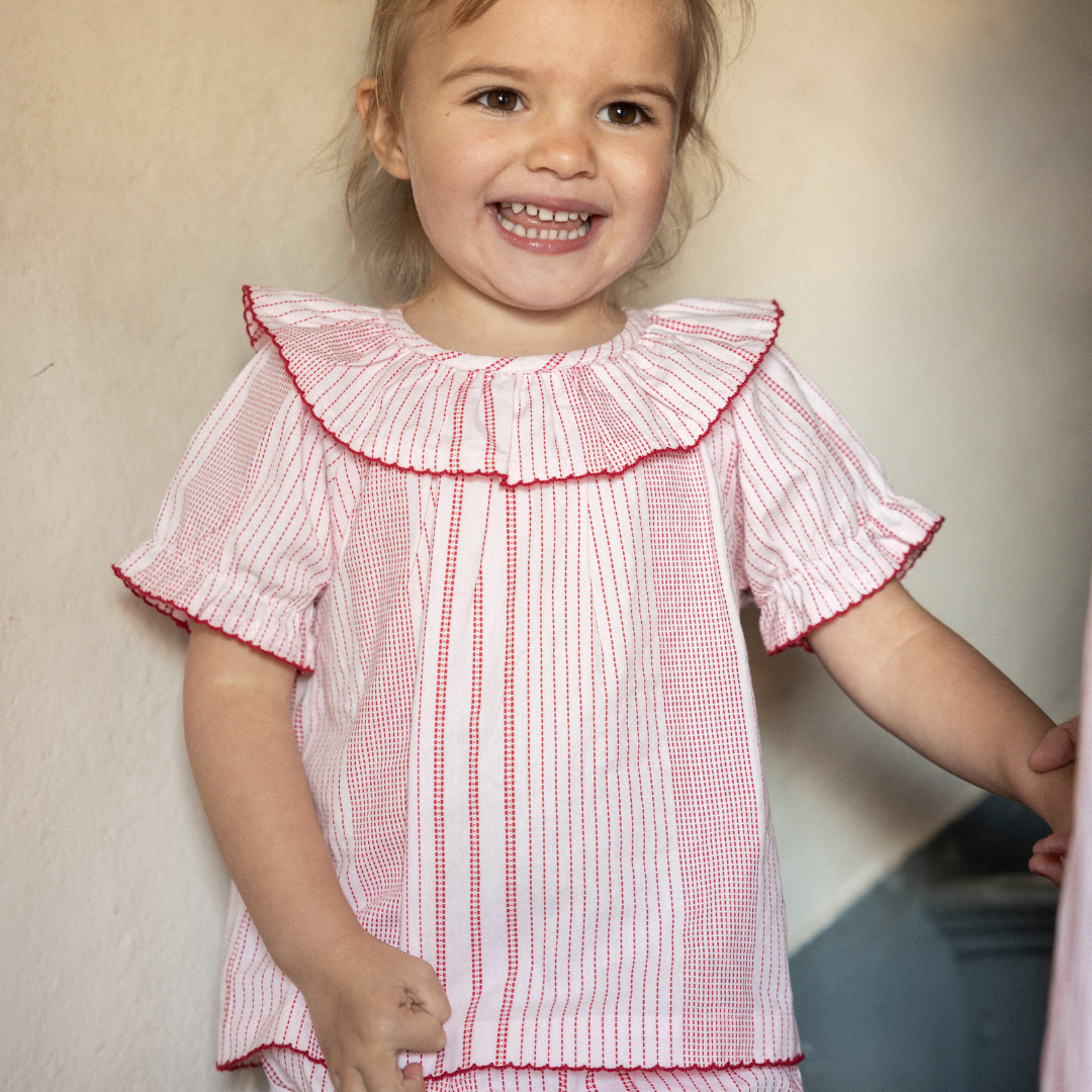 Rosie Cotton Printed Baby Girl Bloomer Set
