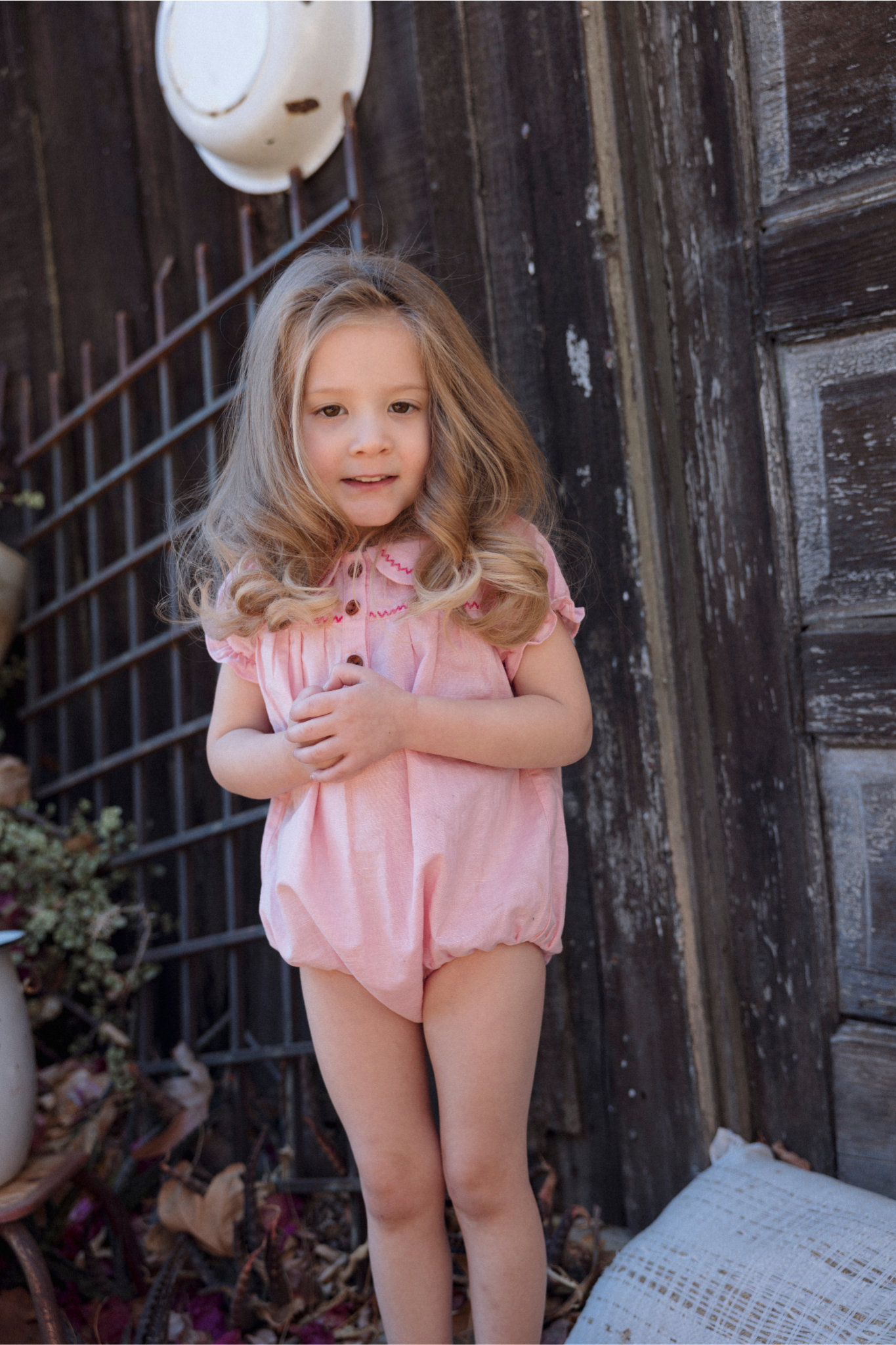 Lila Ric Rac Romper