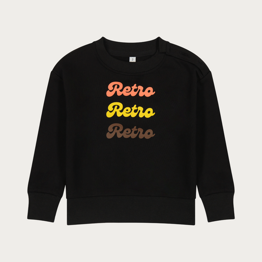 Retro Multicolored Baby Sweatshirt