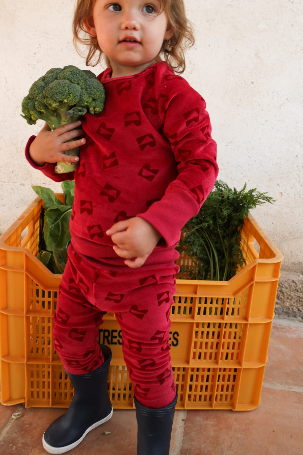 Velour All Over Print Baby Set