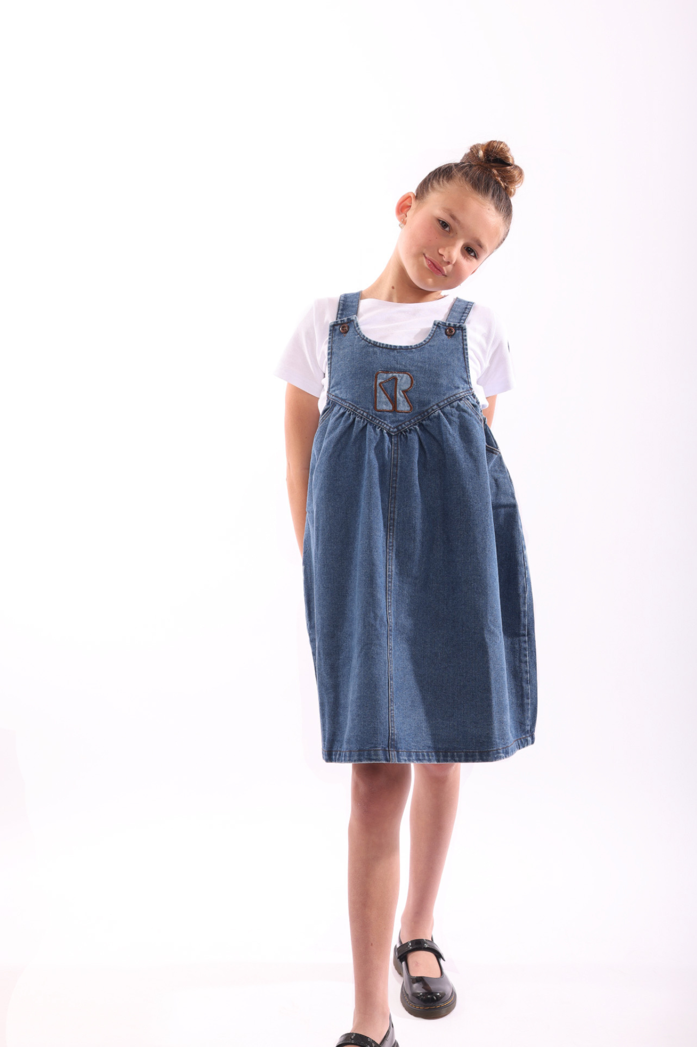 Cora Logo Patch Jean Jumper