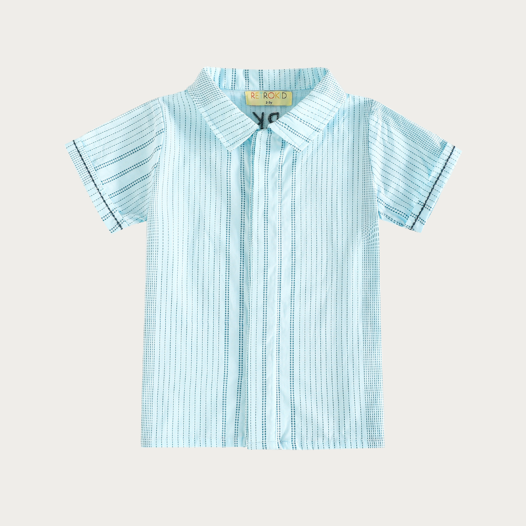 Alfie Cotton Printed Boys Shirt