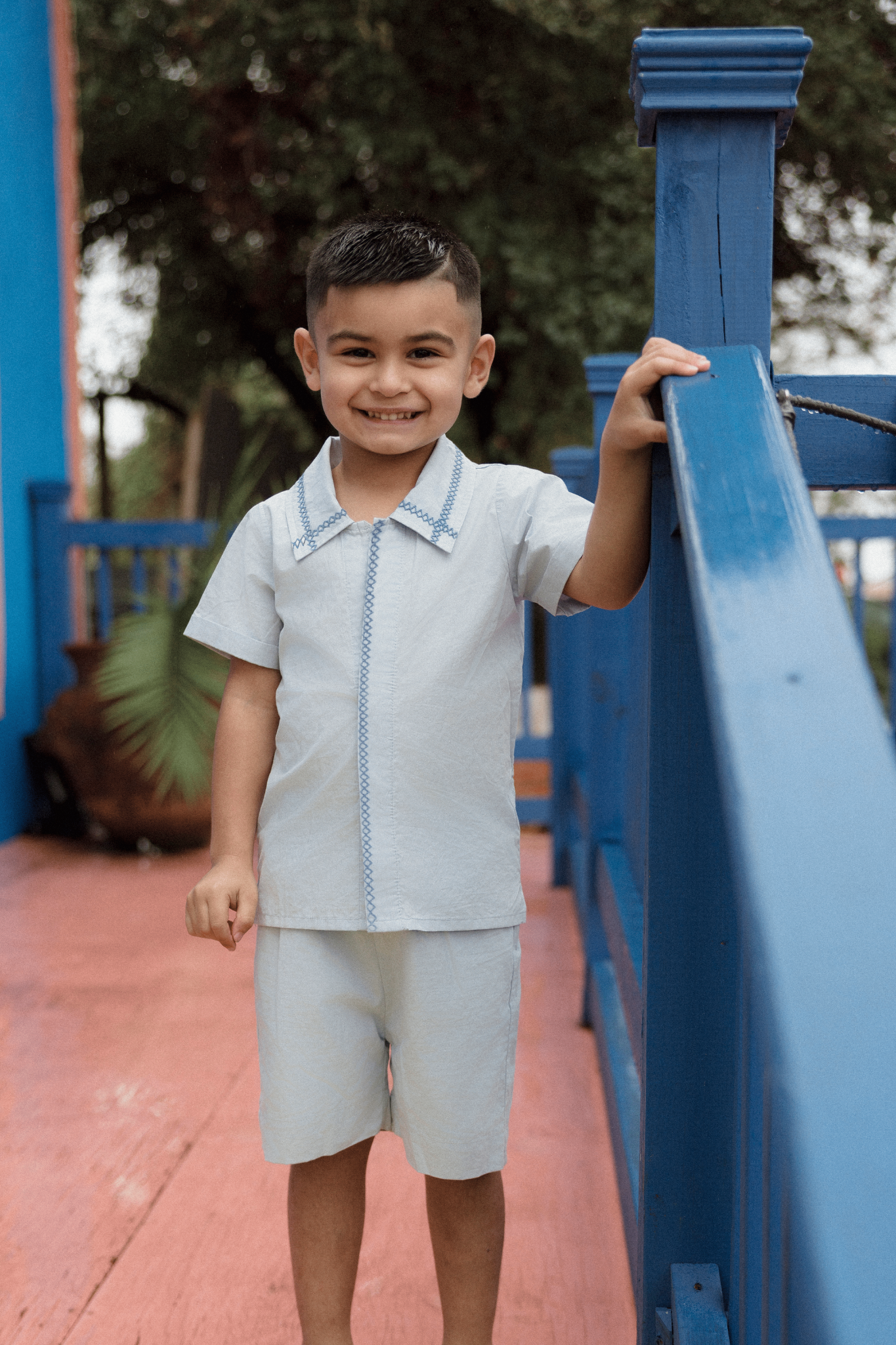 Arlo Collar Shirt + Pants Set