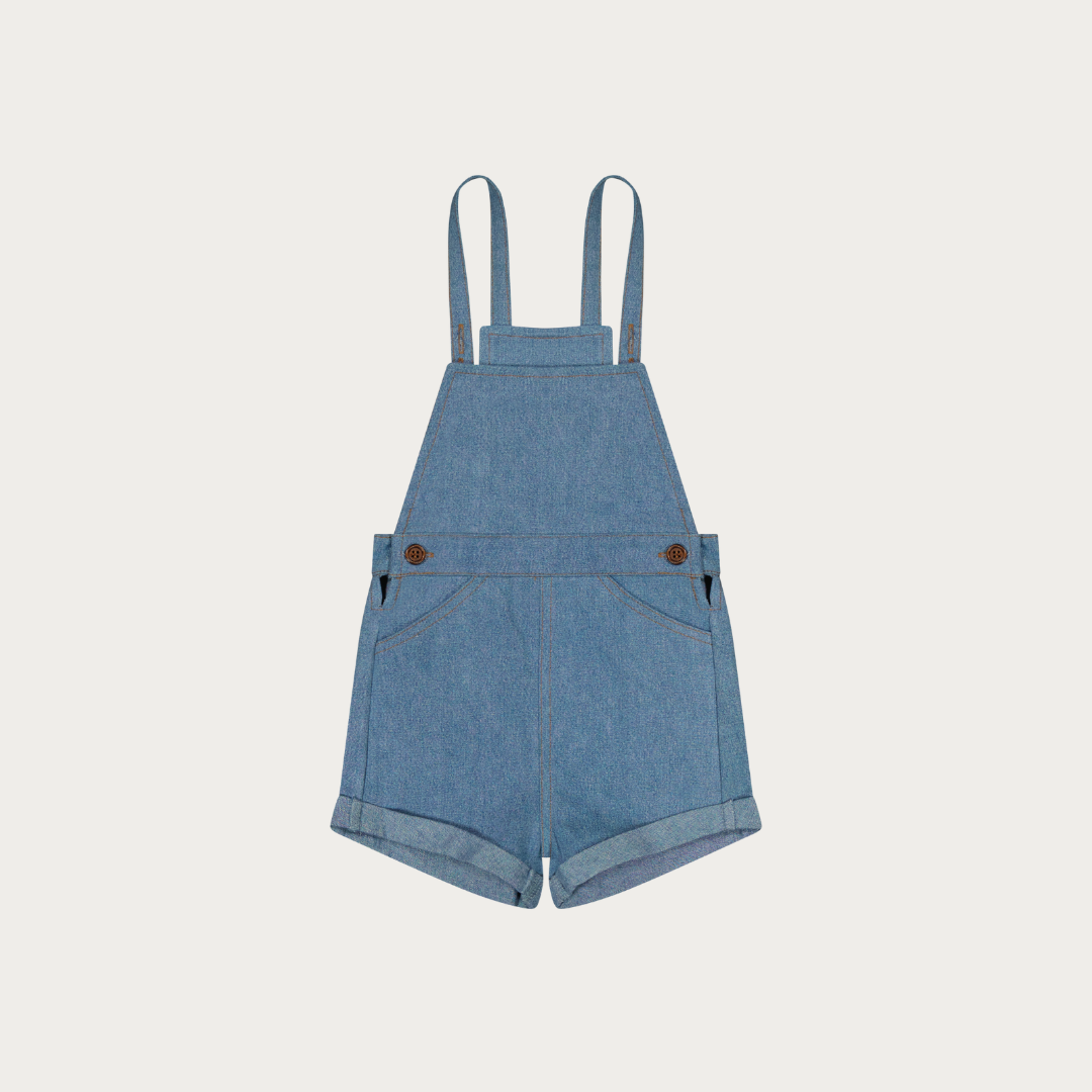 Hollis Denim Baby Overalls