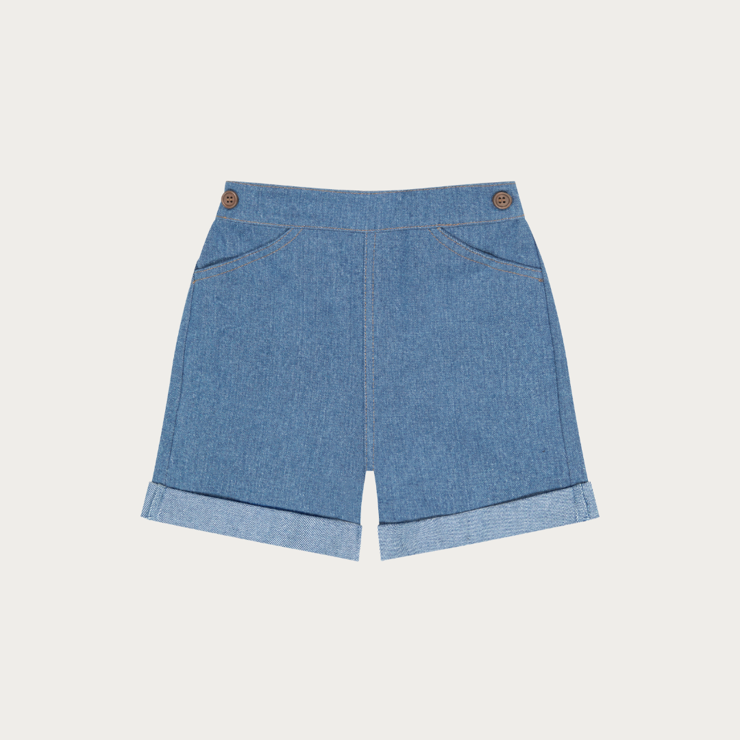 Hollis Denim Boy Short Pants