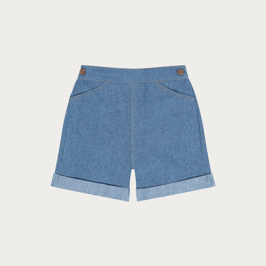 Hollis Denim Boy Short Pants
