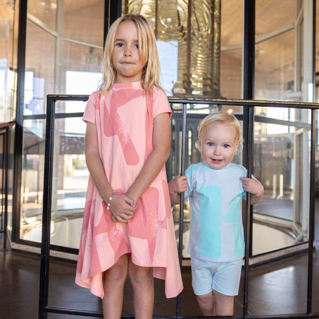 Tess Logo All Over Baby Boy Tshirt + Shorts Set