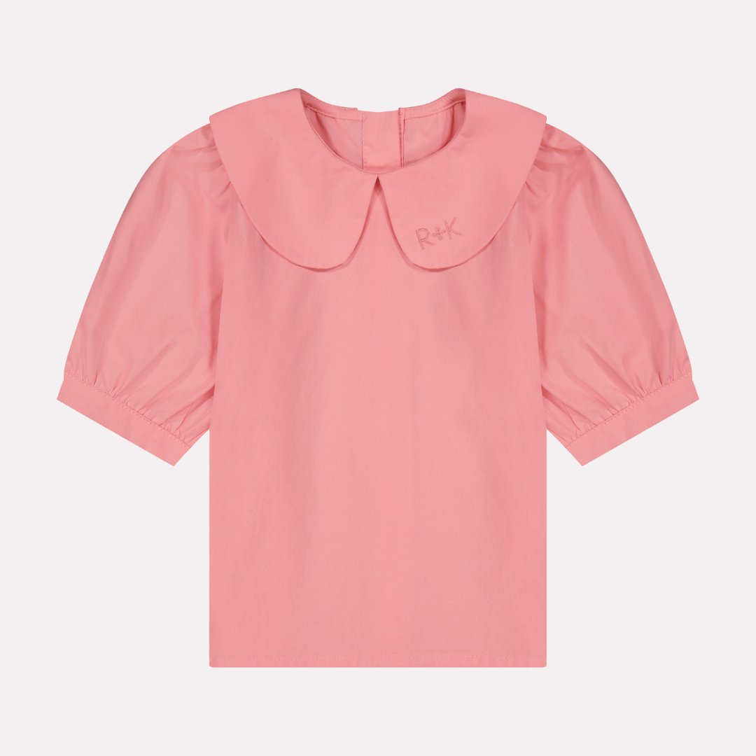 Lila Embroidered Collar Blouse