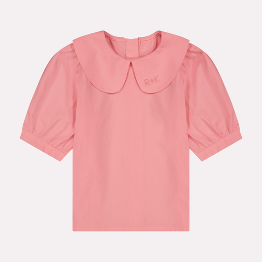 Lila Embroidered Collar Blouse