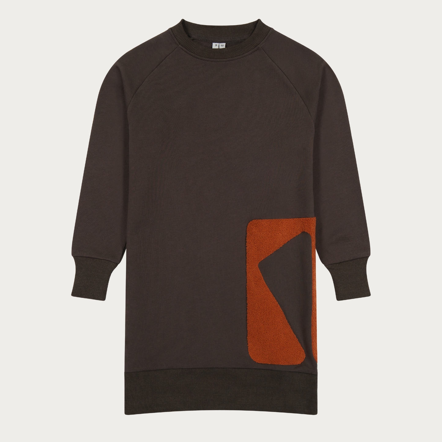 Fuzz Logo Sweatshirt Dress
