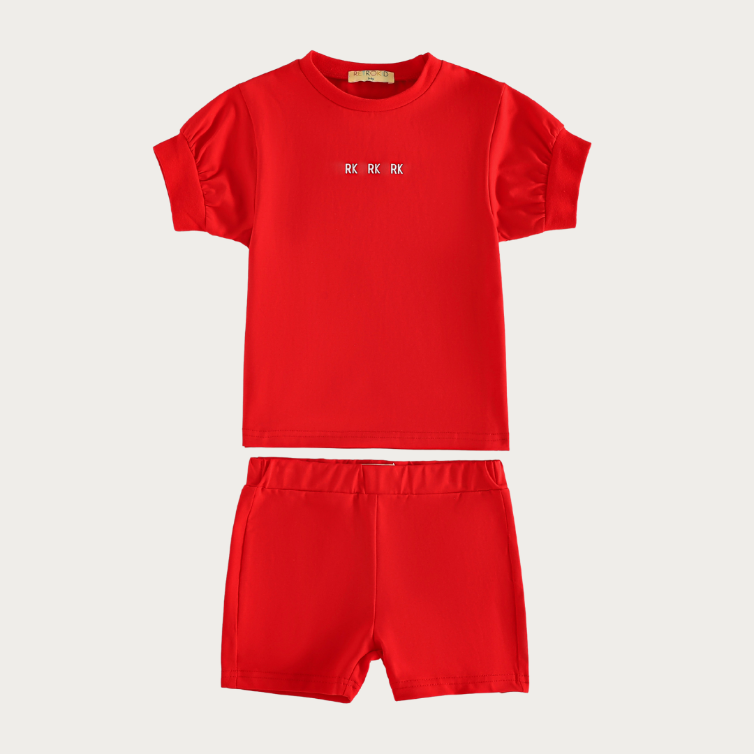 Hollis RK Logo Baby Tee Set (Tshirt + Shorts)