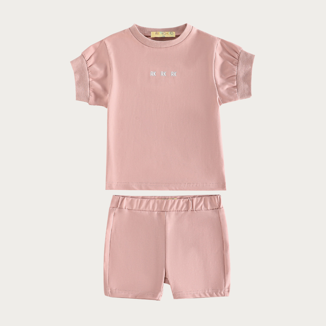 Hollis RK Logo Baby Tee Set (Tshirt + Shorts)