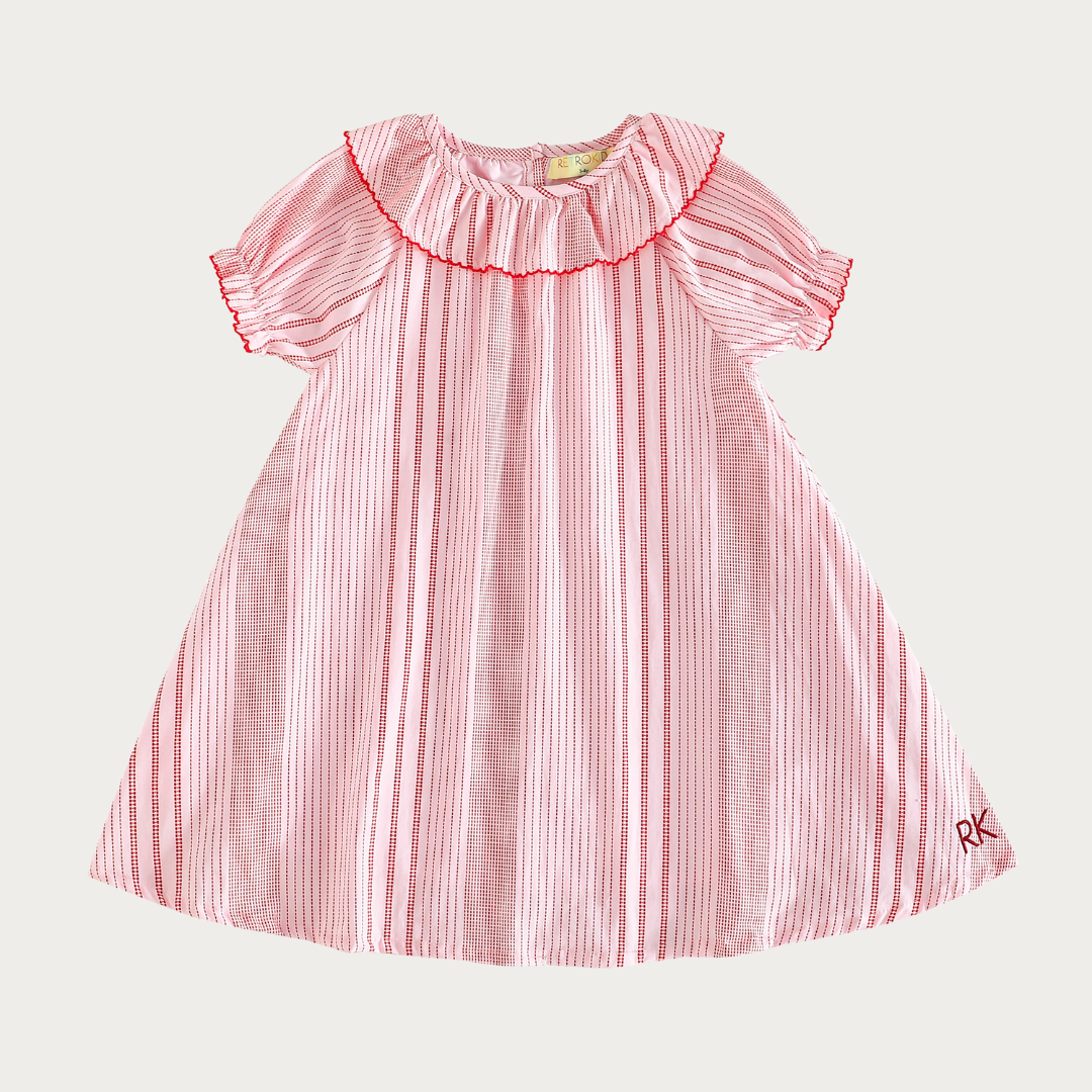 Rosie Cotton Printed Dress Short Sleeve
