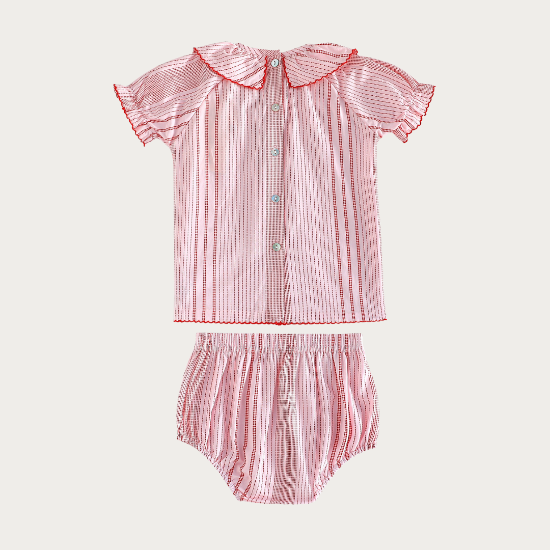 Rosie Cotton Printed Baby Girl Bloomer Set