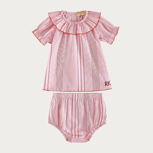 Rosie Cotton Printed Baby Girl Bloomer Set