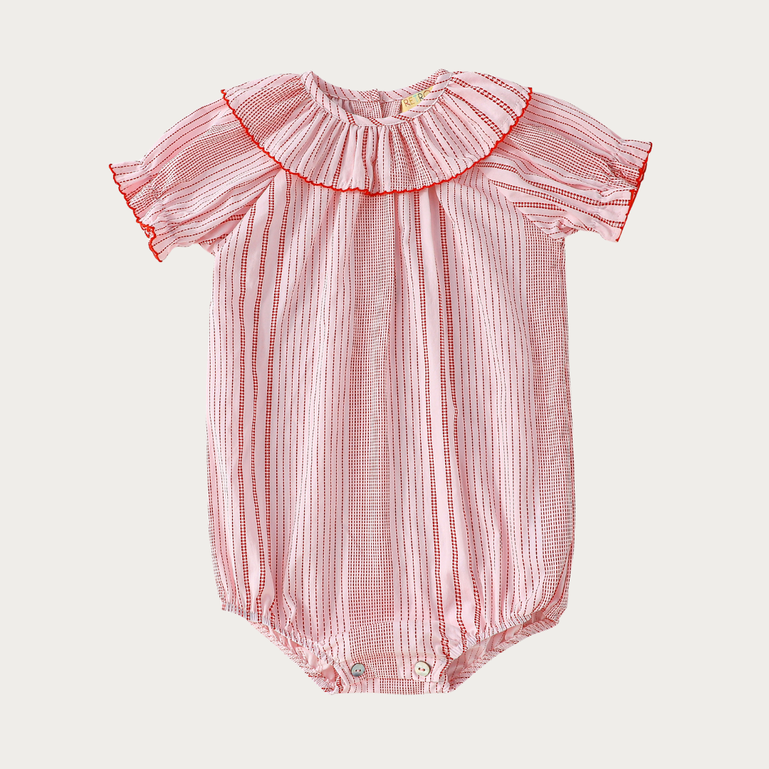 Rosie Cotton Printed Baby Girl Romper