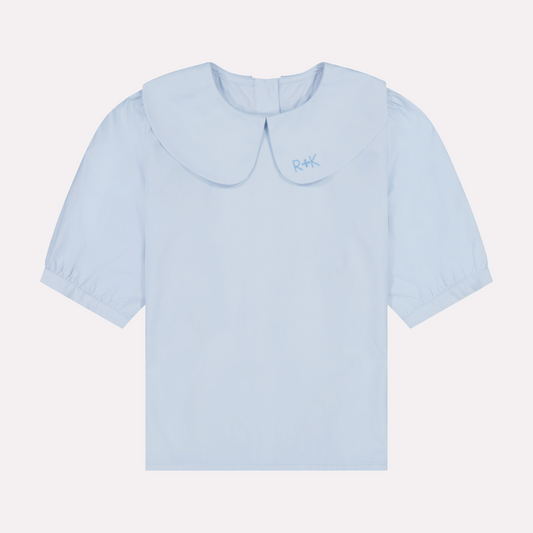 Lila Embroidered Collar Blouse