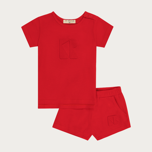 Harper Pique Baby Set (Tee + Shorts)