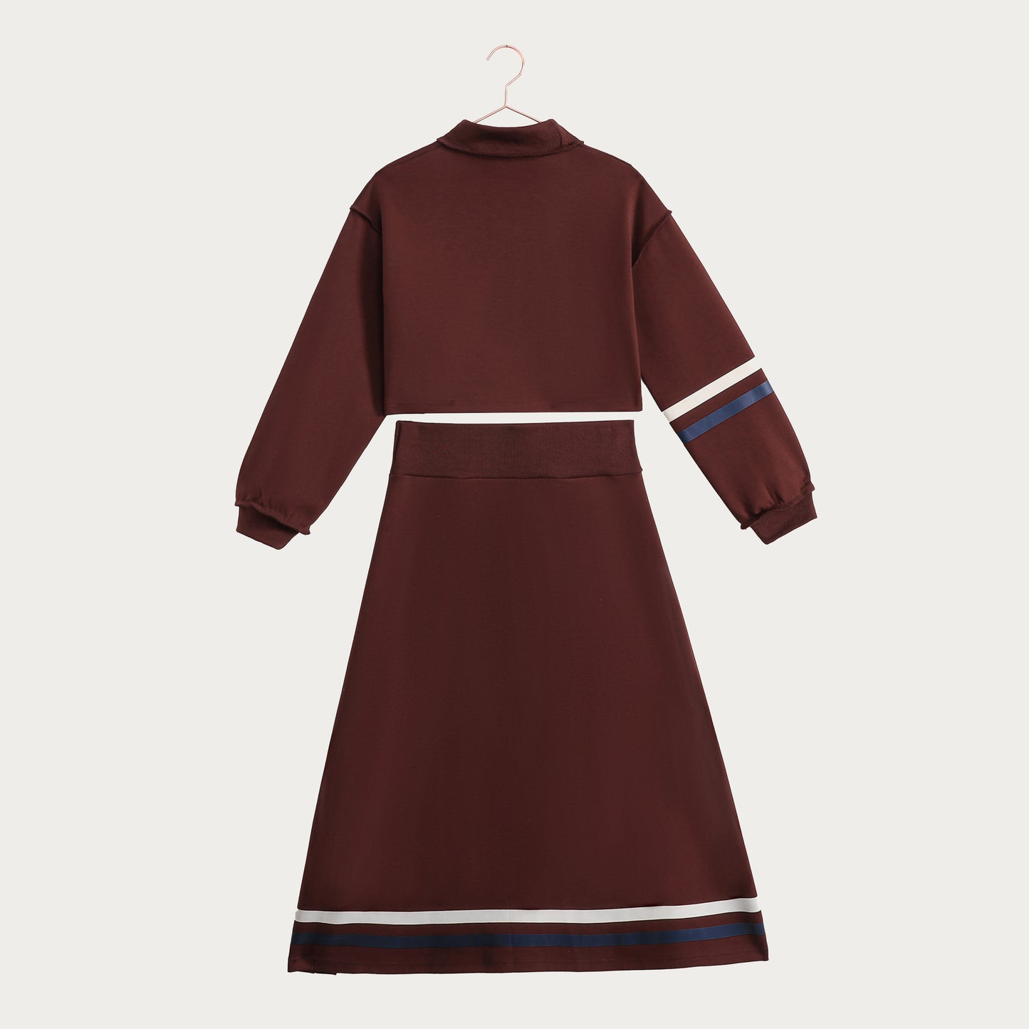 Arden Scuba Crop Top & Skirt Teen Set