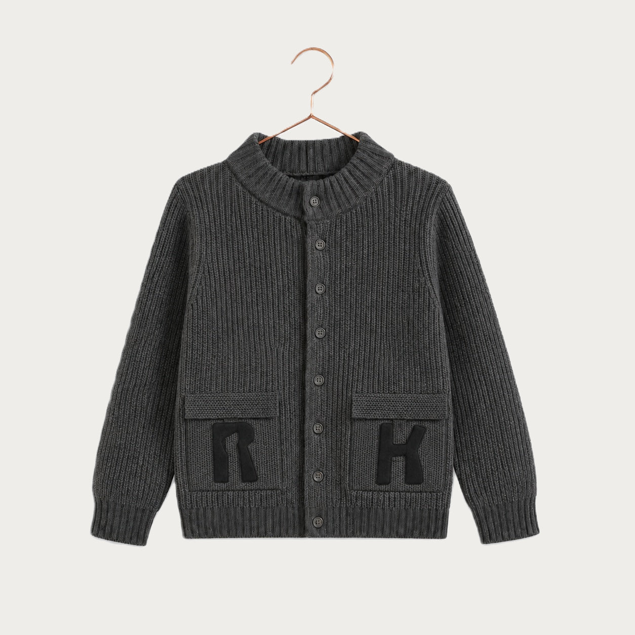 Arthur Knit Sweater with Pocket Logo