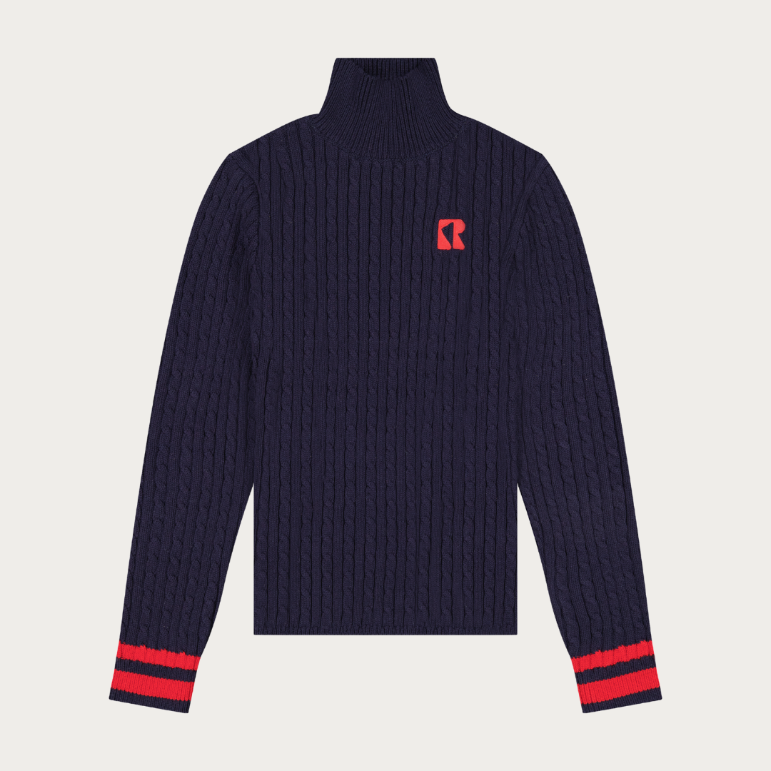 Aspen Cable Knit Turtleneck Sweater