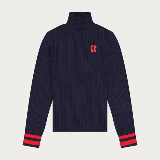 Aspen Cable Knit Turtleneck Sweater