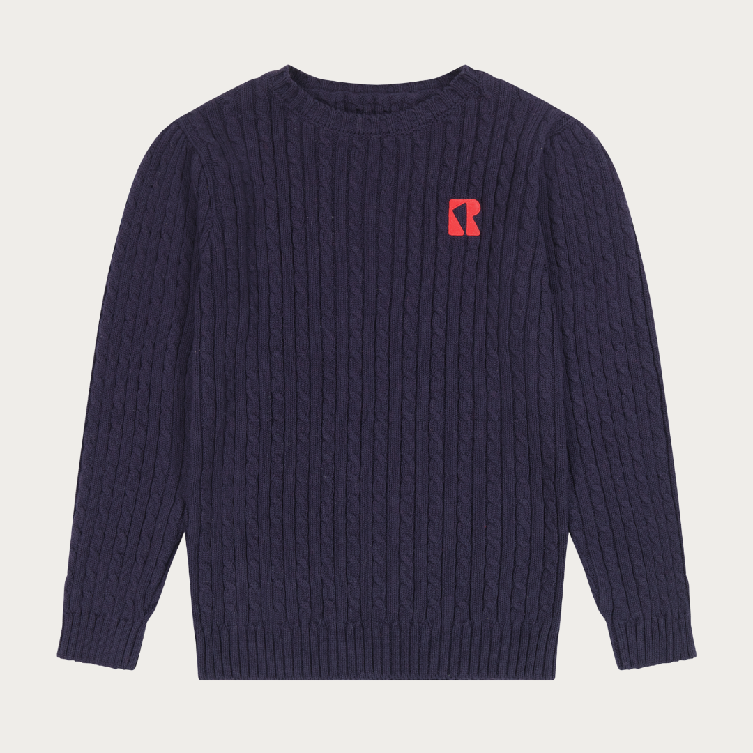 Aspen Cable Knit Crewneck Sweater