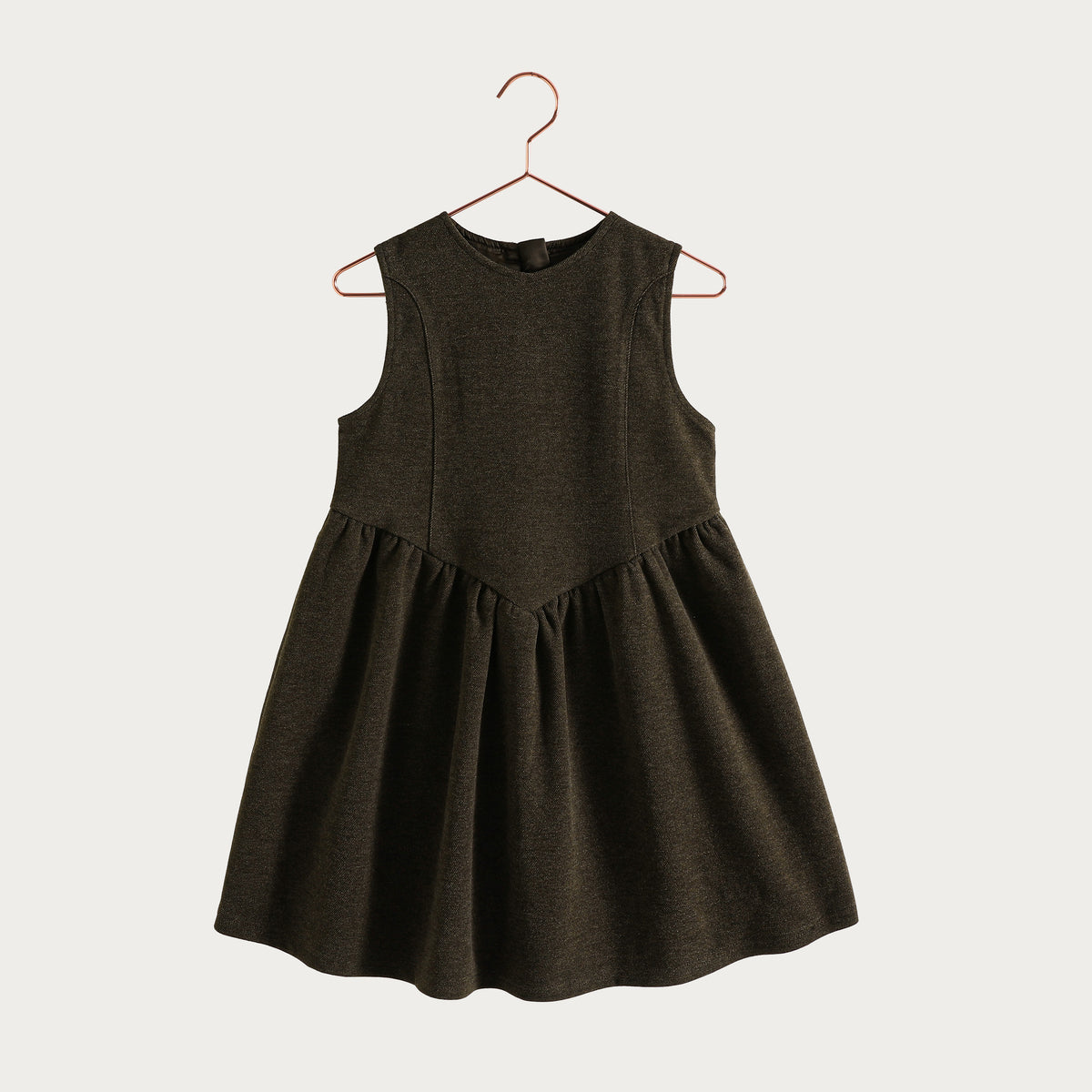 Camille Sleeveless Dress - Brown