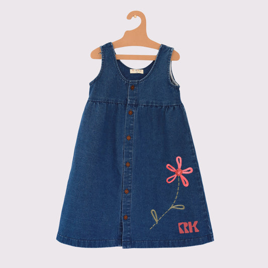 Cora Jean Flower Embroidered Sundress