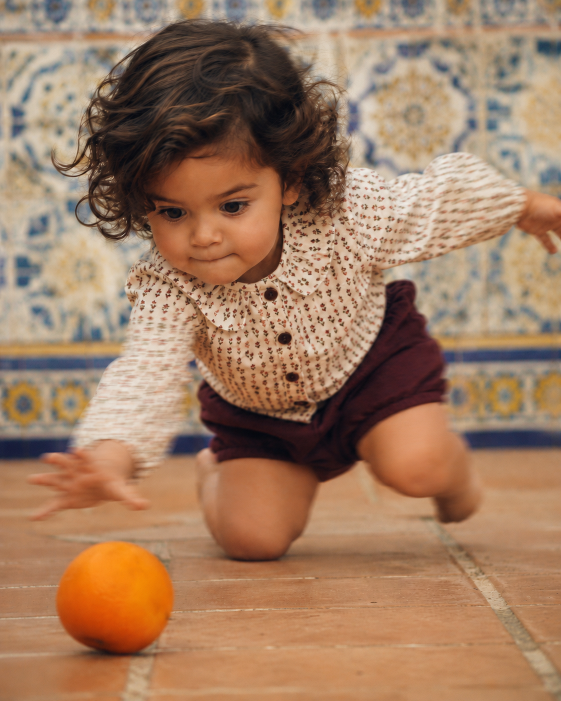 Emerson Baby Girl Shirt + Bloomers Set