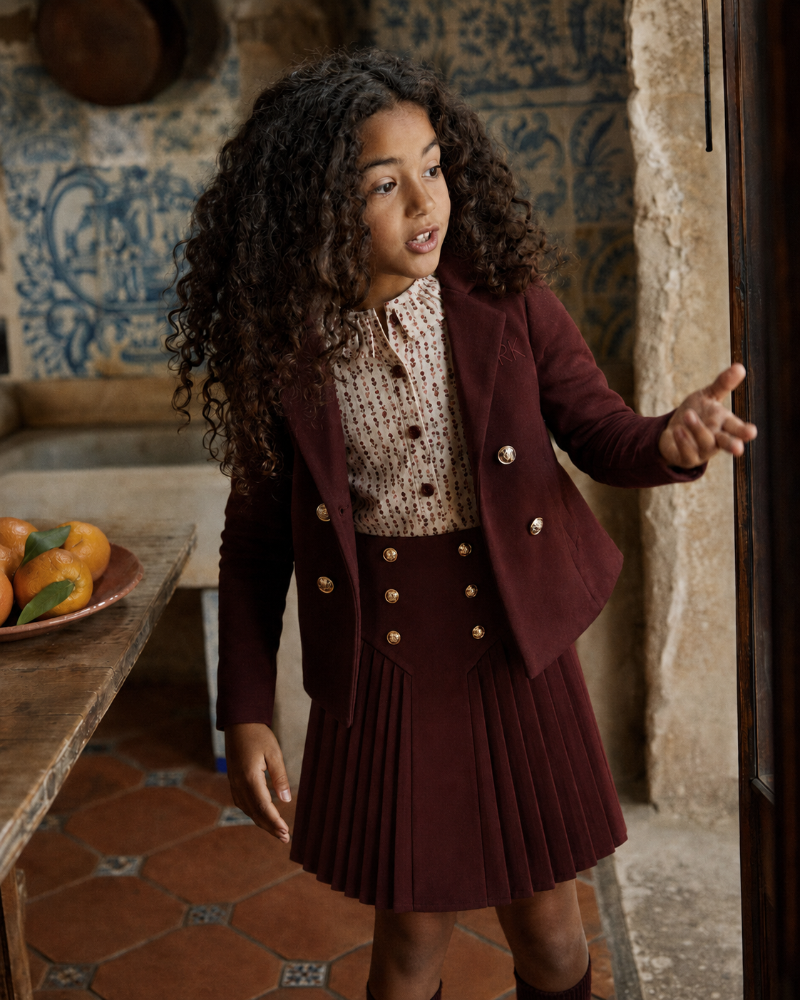 Emerson Printed Collared Shirt