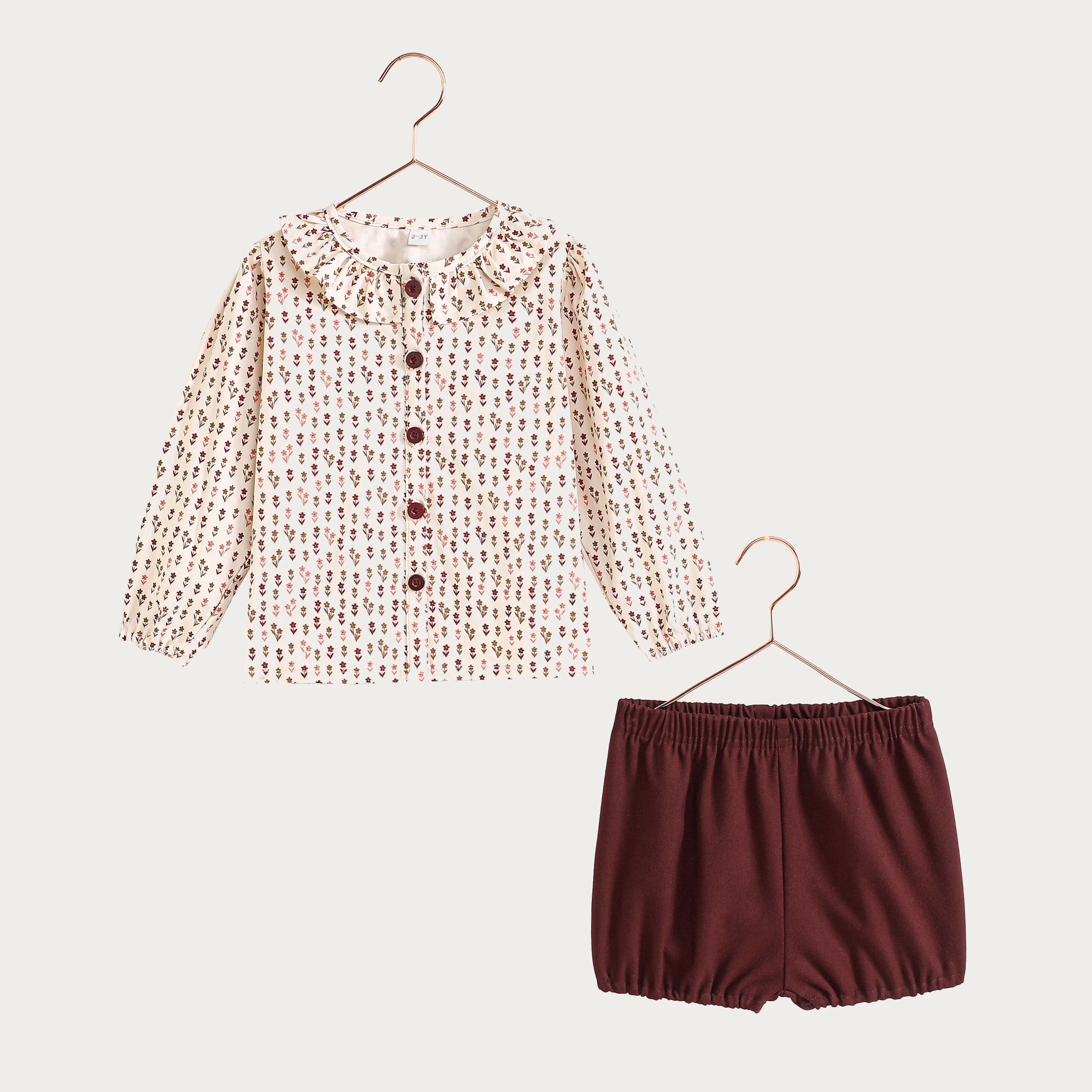 Emerson Baby Girl Shirt + Bloomers Set