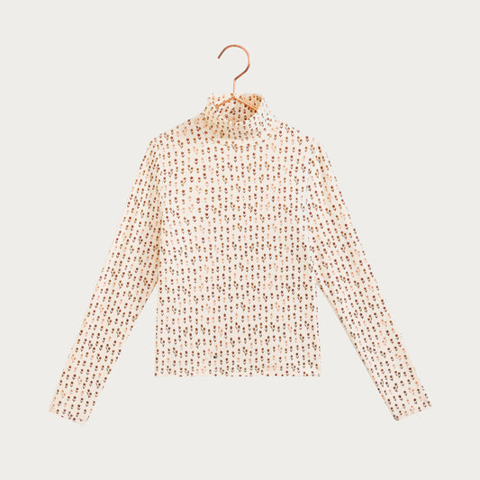 Emerson Printed Turtleneck - Floral