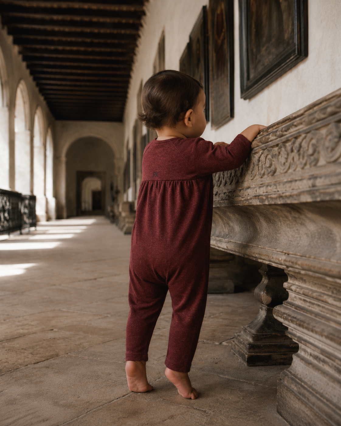 Isla Soft Sweater Baby Romper